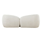 Elowen 91" Fabric Upholstered Sofa in Cream