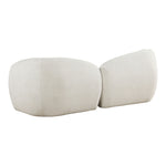 Elowen 91" Fabric Upholstered Sofa in Cream
