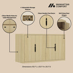 Rivington 60" Sideboard in Natural Oak