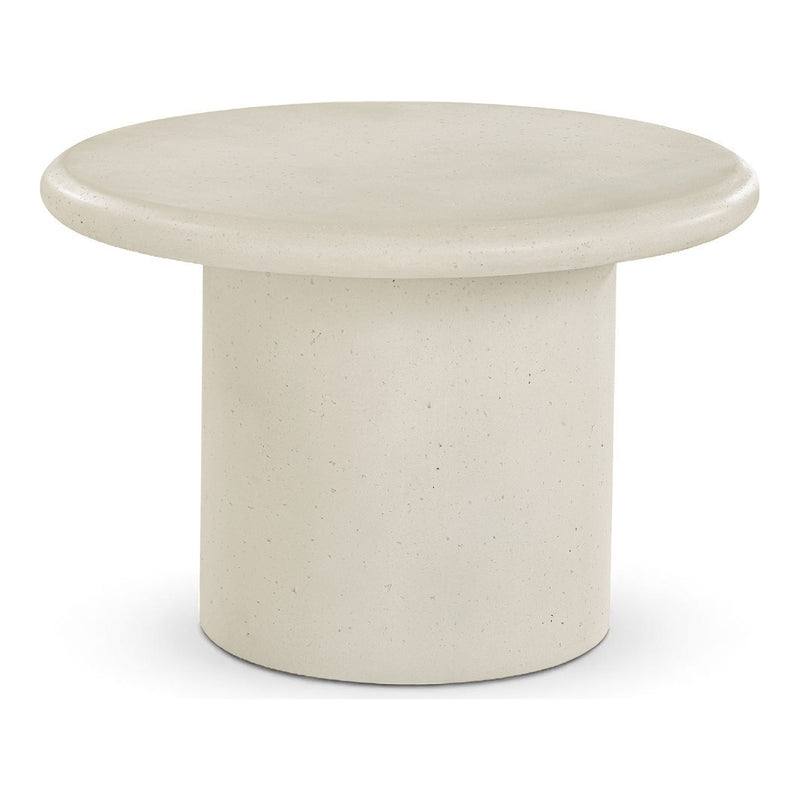 Emara Concrete And Fiberglass Indoor / Outdoor Coffee Table in Cream