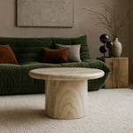 Emara Concrete And Fiberglass Indoor / Outdoor Coffee Table in Natural