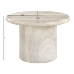 Emara Concrete And Fiberglass Indoor / Outdoor Coffee Table in Natural