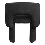 Emmet Boucle Fabric Upholstered Dining / Accent Chair in Black