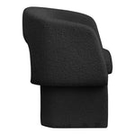 Emmet Boucle Fabric Upholstered Dining / Accent Chair in Black