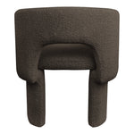 Emmet Boucle Fabric Upholstered Dining / Accent Chair in Brown