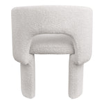 Emmet Boucle Fabric Upholstered Dining / Accent Chair in Cream