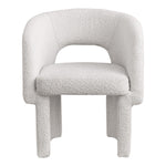 Emmet Boucle Fabric Upholstered Dining / Accent Chair in Cream