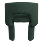Emmet Boucle Fabric Upholstered Dining / Accent Chair in Green