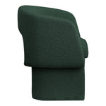 Emmet Boucle Fabric Upholstered Dining / Accent Chair in Green