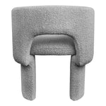 Emmet Boucle Fabric Upholstered Dining / Accent Chair in Grey