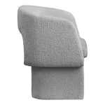 Emmet Boucle Fabric Upholstered Dining / Accent Chair in Grey