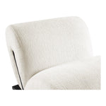 Akira Fabric Upholstered Accent Chair in Cream