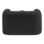 Emory Boucle Fabric Upholstered Chair in Black