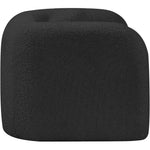 Emory Boucle Fabric Upholstered Chair in Black