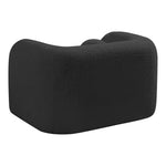 Emory Boucle Fabric Upholstered Chair in Black