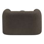 Emory Boucle Fabric Upholstered Chair in Brown