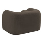 Emory Boucle Fabric Upholstered Chair in Brown