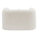 Emory Boucle Fabric Upholstered Chair in Cream