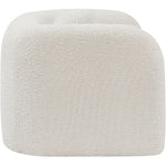 Emory Boucle Fabric Upholstered Chair in Cream