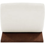 Akira Fabric Upholstered Accent Chair in Cream