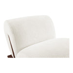 Akira Fabric Upholstered Accent Chair in Cream