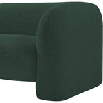 Emory Boucle Fabric Upholstered Chair in Green