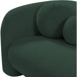 Emory Boucle Fabric Upholstered Chair in Green
