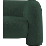 Emory Boucle Fabric Upholstered Chair in Green