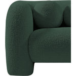 Emory Boucle Fabric Upholstered Chair in Green