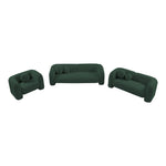Emory Boucle Fabric Upholstered Chair in Green