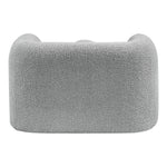 Emory Boucle Fabric Upholstered Chair in Grey