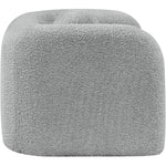 Emory Boucle Fabric Upholstered Chair in Grey