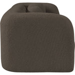 Emory 89" Boucle Fabric Upholstered Sofa in Brown