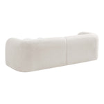 Emory 89" Boucle Fabric Upholstered Sofa in Cream
