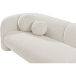Emory 89" Boucle Fabric Upholstered Sofa in Cream