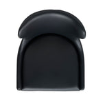 Blair Wood Upholstered Barstool in Black