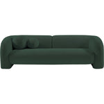Emory 89" Boucle Fabric Upholstered Sofa in Green