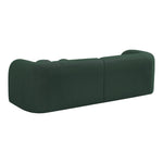Emory 89" Boucle Fabric Upholstered Sofa in Green