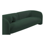 Emory 89" Boucle Fabric Upholstered Sofa in Green