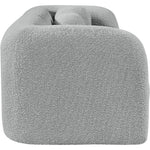 Emory 89" Boucle Fabric Upholstered Sofa in Grey
