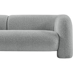 Emory 89" Boucle Fabric Upholstered Sofa in Grey
