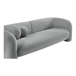 Emory 89" Boucle Fabric Upholstered Sofa in Grey