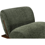 Akira Fabric Upholstered Accent Chair in Green