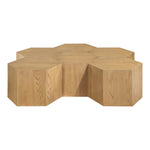 Eternal Oak Wood 6pc. Modular Coffee Table in Natural