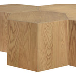 Eternal Oak Wood 6pc. Modular Coffee Table in Natural