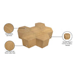 Eternal Oak Wood 6pc. Modular Coffee Table in Natural