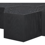 Eternal Oak Wood 7pc. Modular Coffee Table in Black