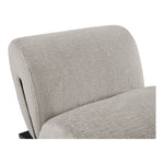 Akira Fabric Upholstered Accent Chair in Grey