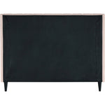 Eva Velvet Upholstered King Bed in Pink