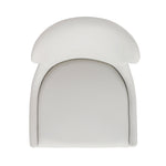 Blair Wood Upholstered Barstool in White